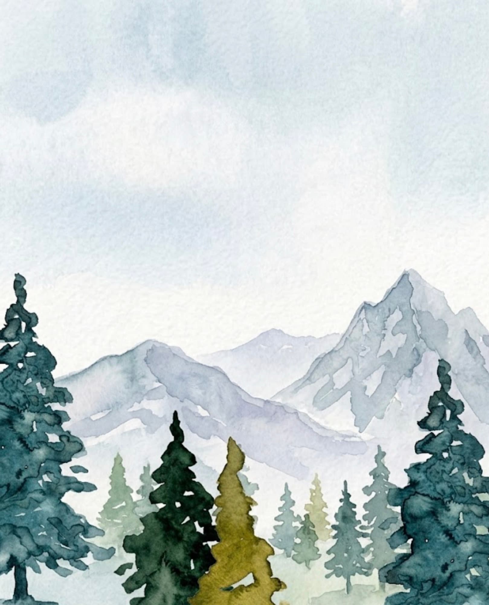 Example save the date for Briana and William in Jackson Hole, Wyoming