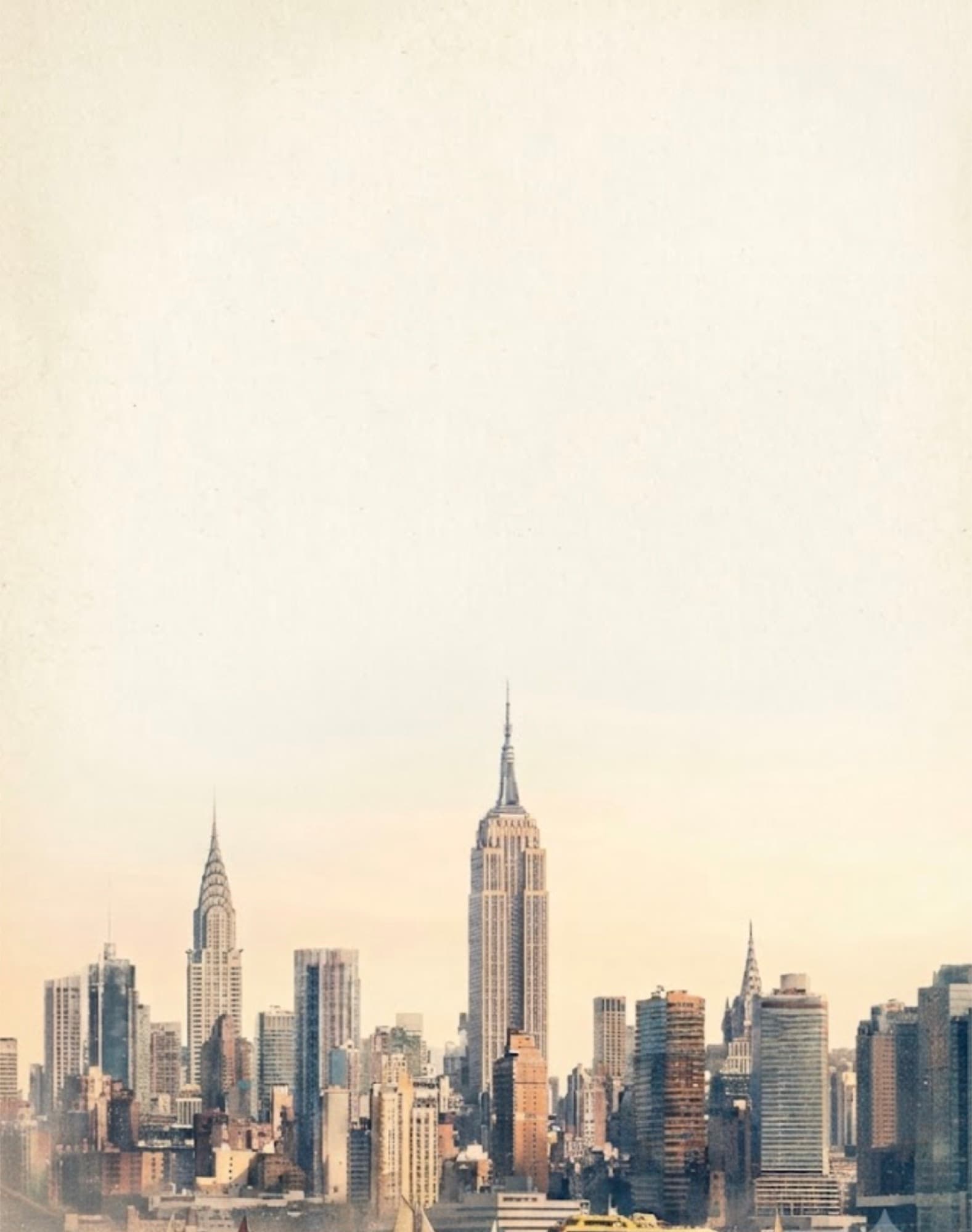 Example save the date for Nora and Julian in New York, New York