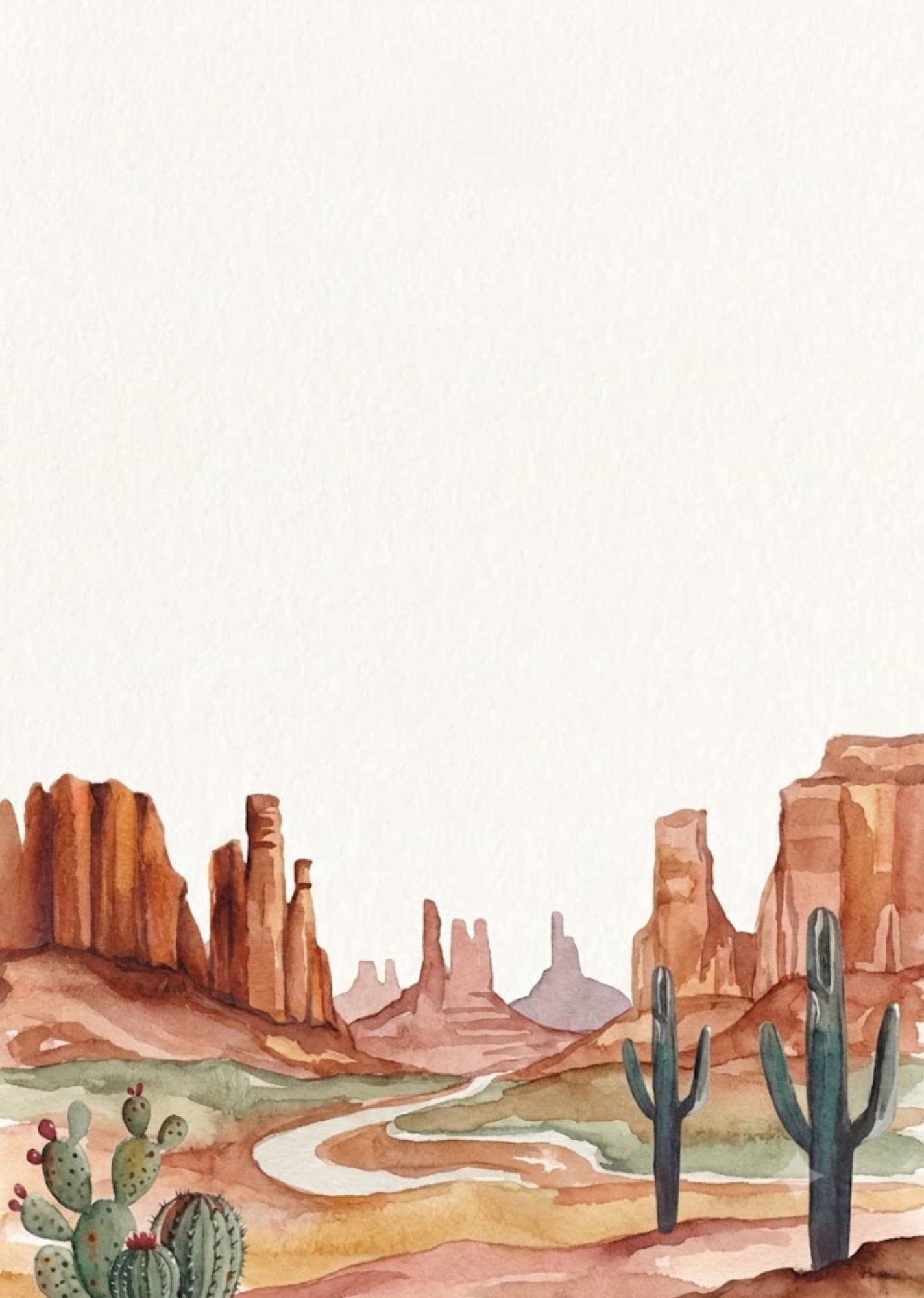 Example save the date for Rae and Colt in Sedona, Arizona