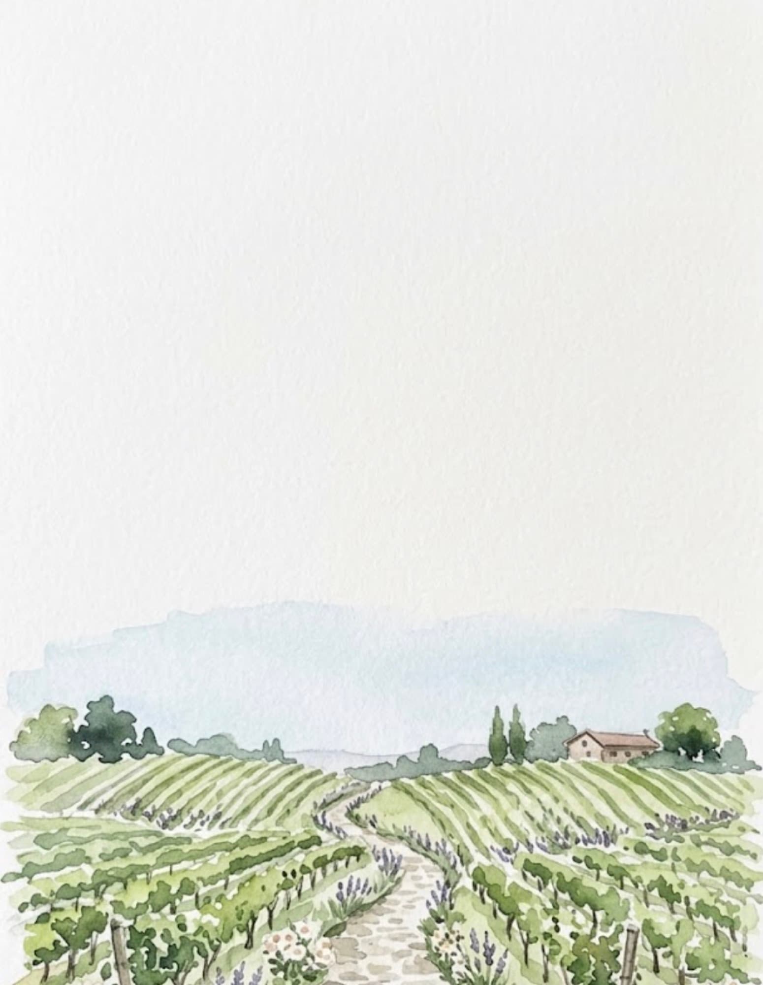 Example save the date for Chiara and Luca in Tuscany, Italy