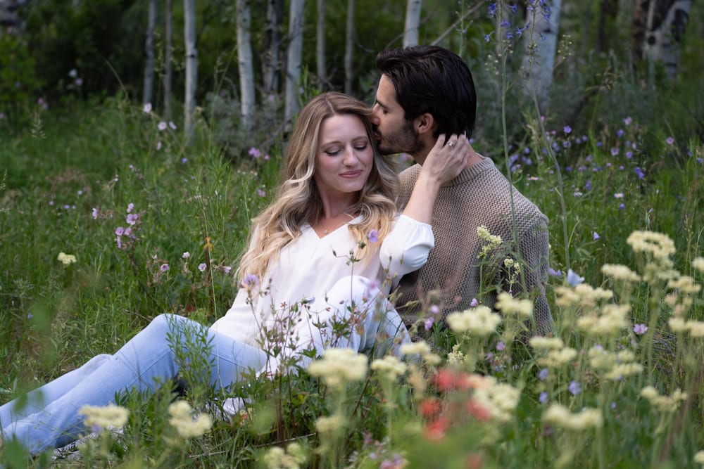 Save the date photo of Claire and Jonah